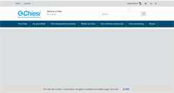 Desktop Screenshot of chiesi.be
