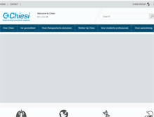 Tablet Screenshot of chiesi.be